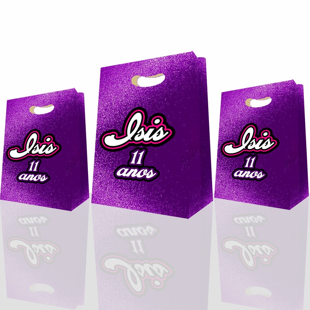10 Sacola Euphoria Personalizada Sacolinhas Lembrancinhas para Aniversário