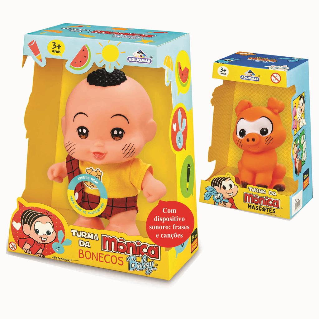Kit Boneco Mascote Turma da Monica Baby Cascão +Chovinista Fala Frases Adijomar Brinquedos Brinquedo Som Colecionável Menina Menino — R$ 154,90 em Shopee