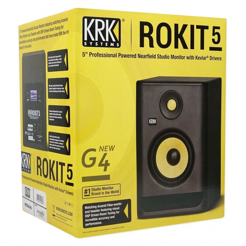 KRK モニタースピーカー Rokit5 RPG2 与え - 配信機器・PA機器 