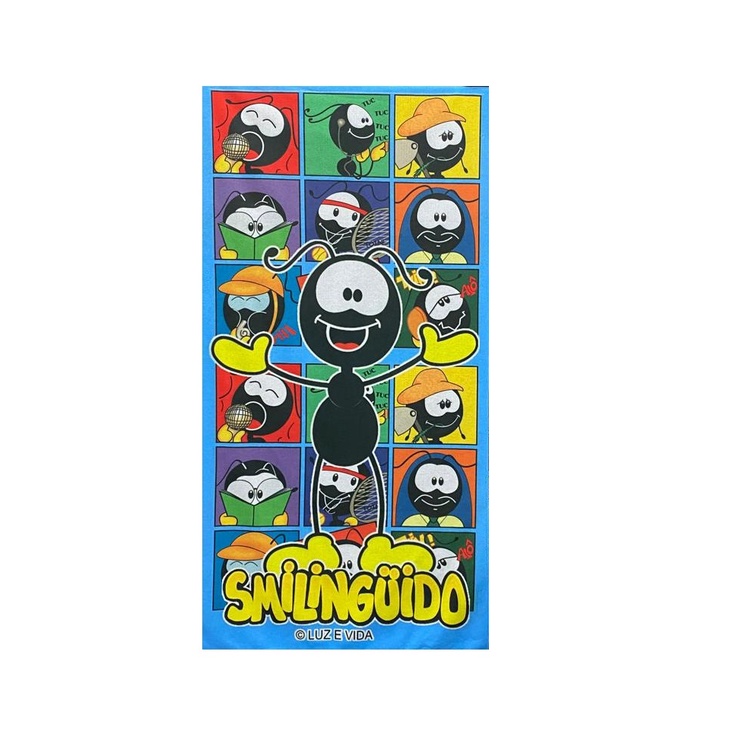 Toalha de Banho infantil felpuda Smilinguido - Ótima Qualidade