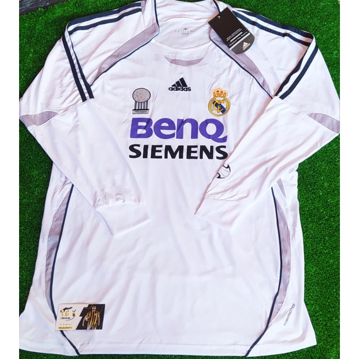 Camisa Real Madrid Modelo 2006/07 Edição Retrô - Manga Longa