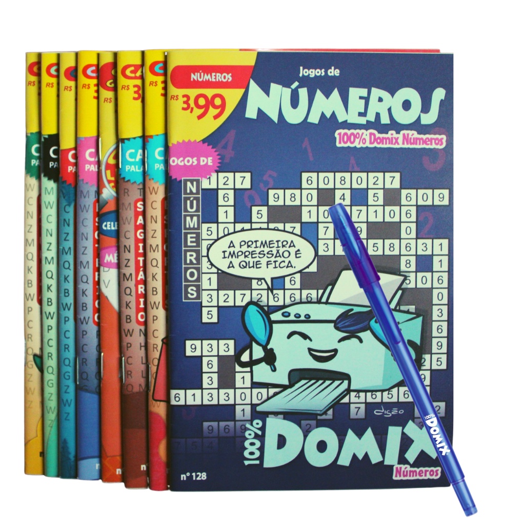 Kit 8 Passatempos Jogos De Letras Jogos De Números E Brinde em Oferta na Shopee