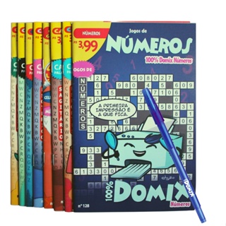 Kit 8 Passatempos Jogos De Letras Jogos De Números E Brinde em Oferta na Shopee