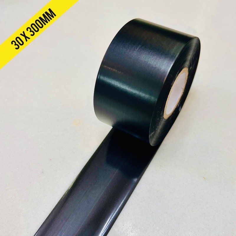 RIBBON PRETO 35mm x 300 metros P/ FITAS DE CETIM  (impressora progresso ) Zetex z50x