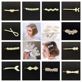 3-Unidades Grampo De Cabelo Com Pérolas Acessórios De Moda Coreana