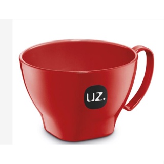 Caneca Tigela Cumbuca com Alça 500ml Vermelho UZ em Oferta na Shopee