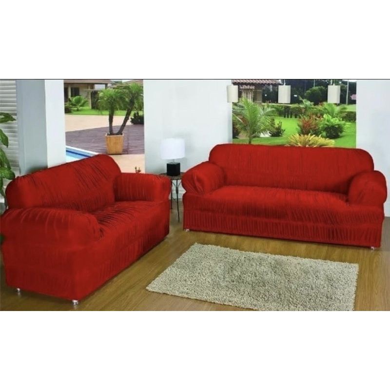 Conjunto Capa Sofá King Super Grande 3 E 2 Lugares Barato | Shopee Brasil