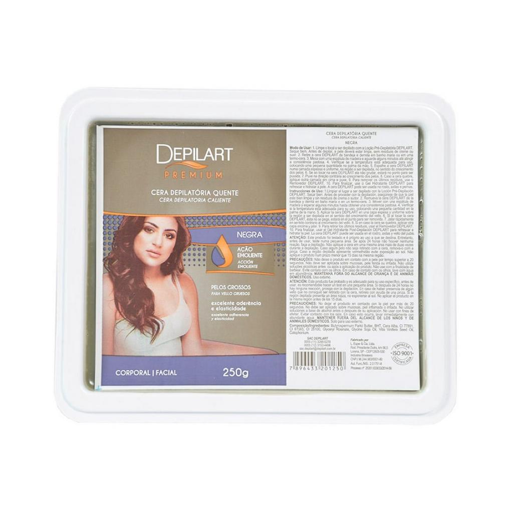 Cera Depilatória Quente Premium Negra 250g - Depilart