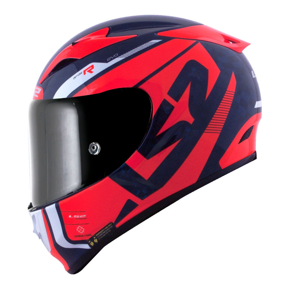 Capacete Ls2 ff323 Arrow Carbon Sting laranja