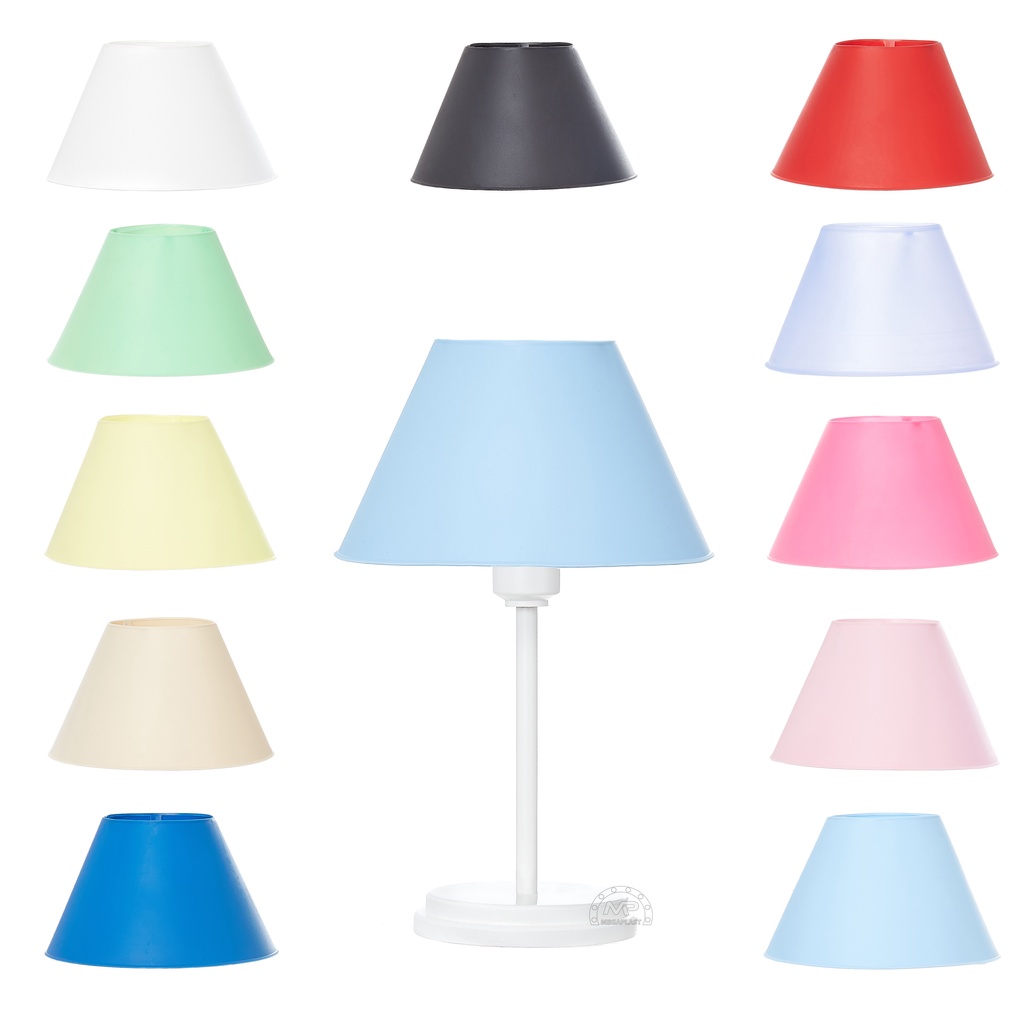 Abajur Moderno Infantil Luminária Quarto Bebê Criança Base branca em Oferta na Shopee