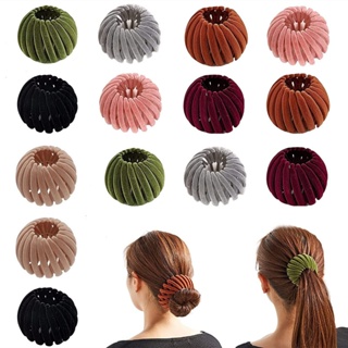 1 Pc Moda Mulheres Bun Cabelo Garra Elegante Retrátil Fivela Grampo De Conforto Ninho De Pássaro Cavalo Expansão Acessórios Para O em Oferta na Shopee
