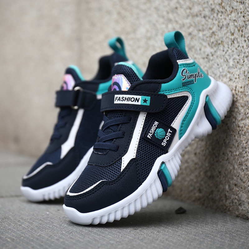 Detalhes do Tênis Infantil Meninos Sapatos De Cesta Corrida Casual Respiração Leve Infantis Menino Esporte Chaussure Enfant