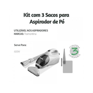 SACO PARA ASPIRADOR DE PÓ TRAMONTINA /  FLASH em Oferta na Shopee