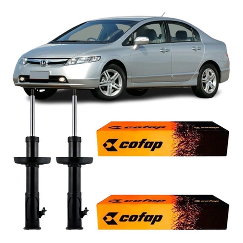 Par Amortecedor Dianteiro Cofap Honda Civic G8 2006 A 2011
