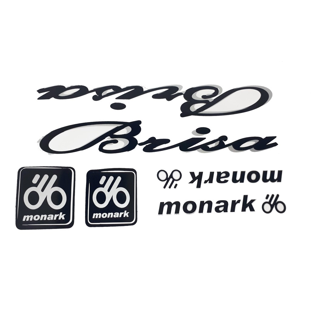 Adesivo Quadro Bicicleta Monark Brisa Cartela Completa