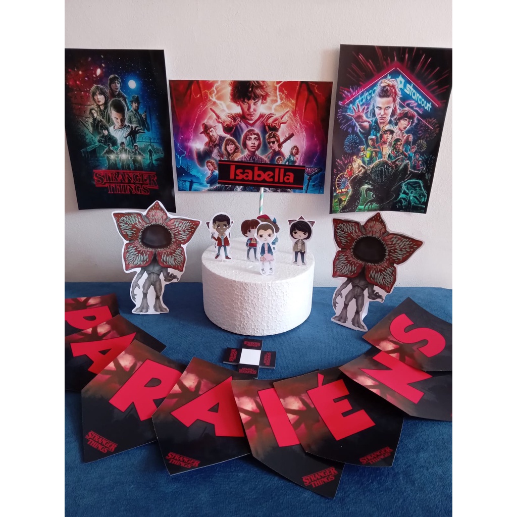 Kit festa em casa Stranger Things | Shopee Brasil