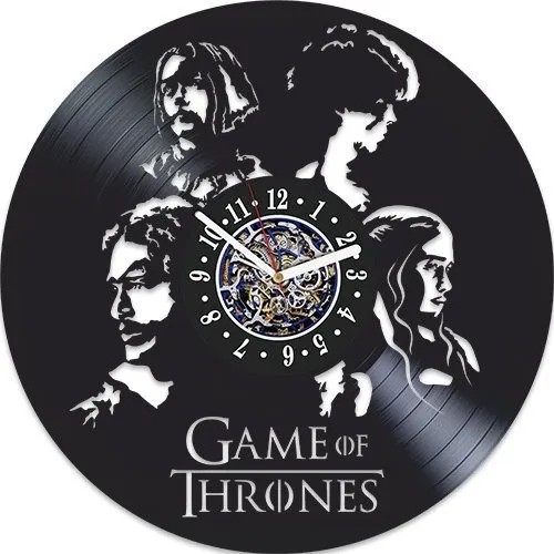 Game Of Thrones 11 - Relógio Disco De Vinil Decoração
