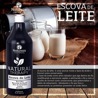 Escova Progressiva De Leite Natureza Cosméticos 1l