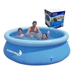 Piscina Borda Inflável Capacidade 2490 Litros com Kit Reparo Verão Top