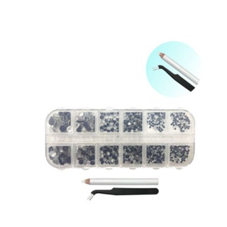 Kit Strass Hotfix Termocolante Cristal Pedras Com 1000un em Oferta na Shopee