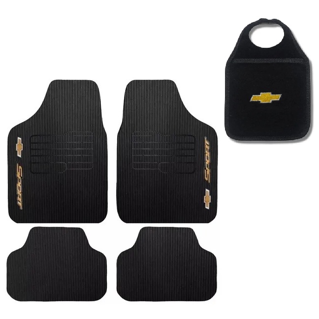 Jogo De Tapete Automotivo + Lixeira Chevrolet Astra 1999 2000 2001 2002 2003 2004 2005 2006 2007