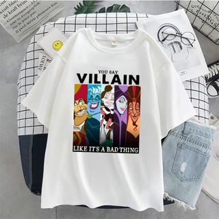 Camiseta Basica Camisa Bruxas Disney Vilã You Say Villain Unissex