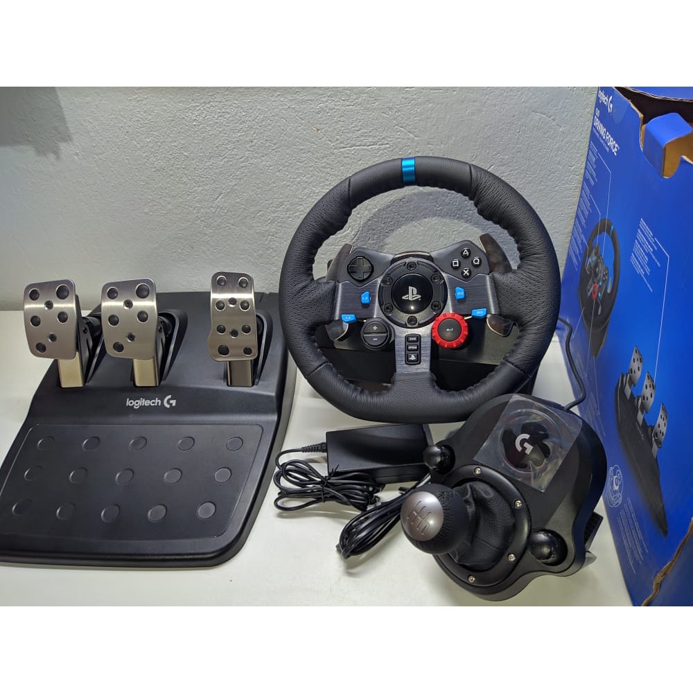Volante Logitech G920 com pedal + Câmbio Driving Force Shifter