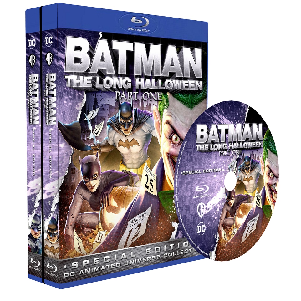 Blu-ray filme Batman: O Longo dia das bruxas - Partes 1 e 2 - Bluray completo