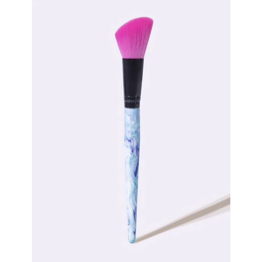 Pincel sereia blush contorno maquiagem colorido colorida azul e rosa make gringa