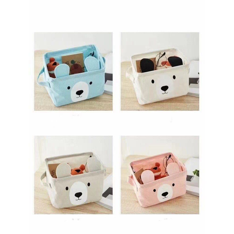 Organizador Bancada Multiuso Porta Treco Com Alça Ursinho em Oferta na Shopee