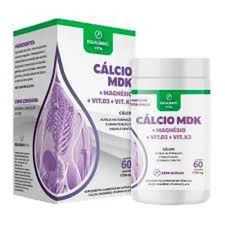 Cálcio MDK 1750mg com 60 cápsulas Equilibrio Vita