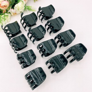 Kit Ate 36 piranhas tridente prendedor de cabelo cores preta e transparente em Oferta na Shopee