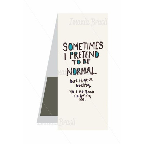 Imã Marcador Paginas Eu Queria Normal Presente Decoração