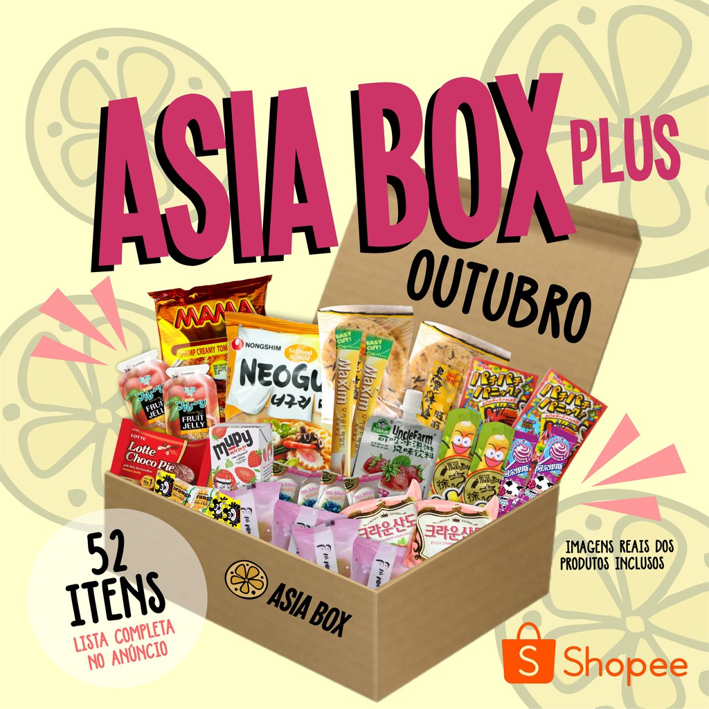 Asia Box Plus (doces, snacks e guloseimas orientais) Shopee Brasil
