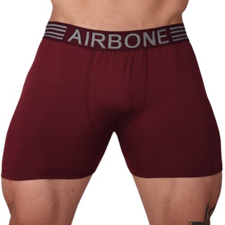 Kit 7 Cuecas Box Boxer Microfibra Lisas Originais AIRBONE em Oferta na Shopee