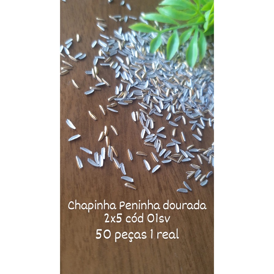 chapinha peninha 2x5 e 3x6 pedrarias para adesivos e joias de unhas