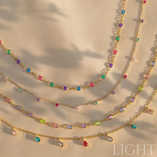 Kit 4 Choker Luxo Colar Dourado / 1 Conjunto Variado / Colares Atacado Variados / Colares Fashion / Colares Lindíssimos