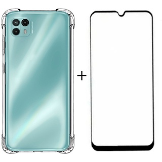 Capa Capinha + película de vidro 3d para Moto g50 5g