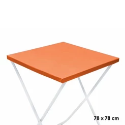 Toalha Plástica Cobre Manchas Perolizada - Laranja - 10 unid