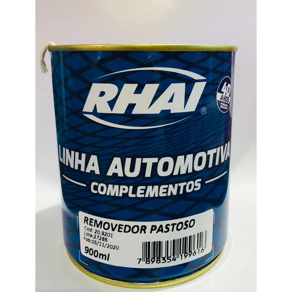 Removedor de Tinta Pastoso 900ml Rhai - Escorrega o Preço