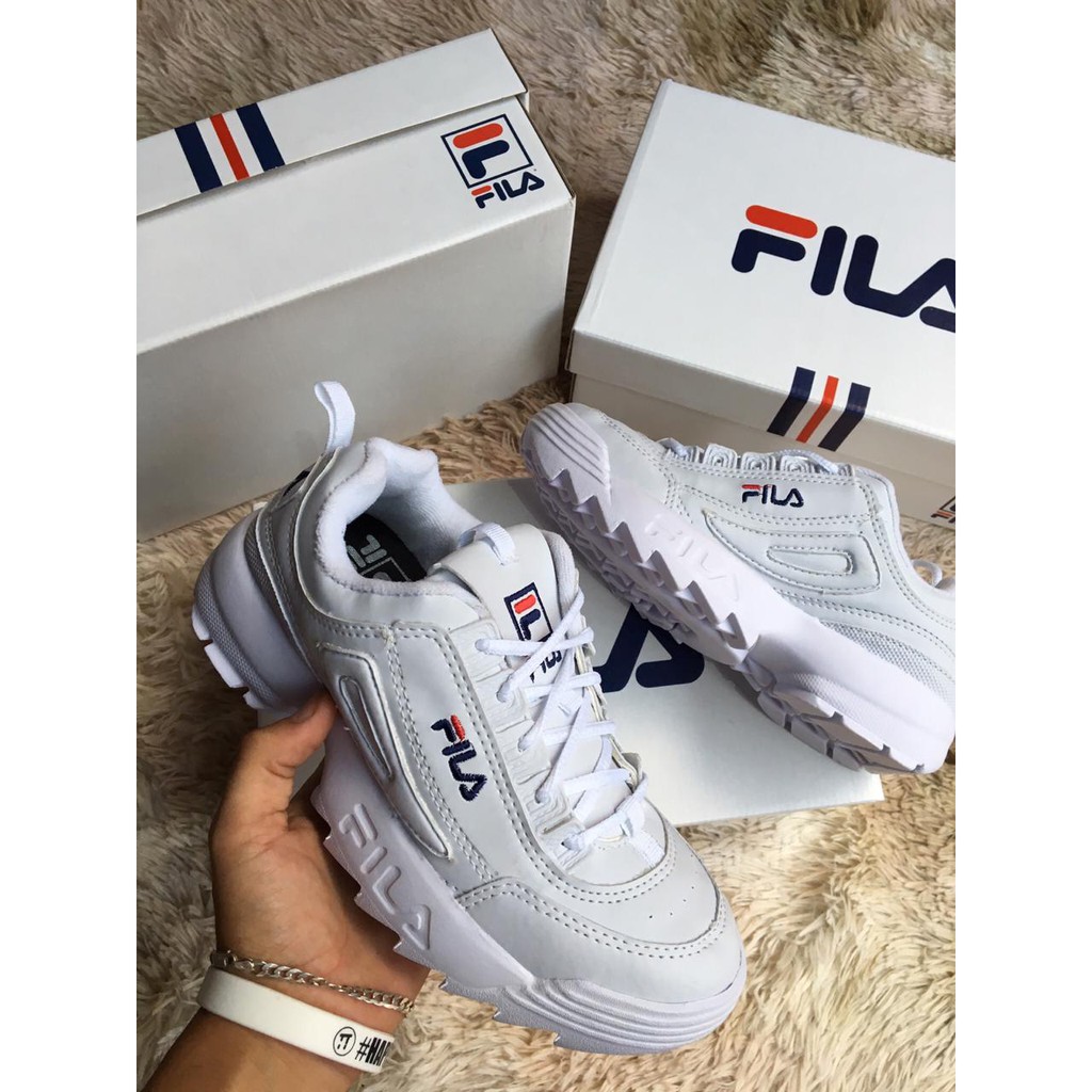 tenis fila branco replica