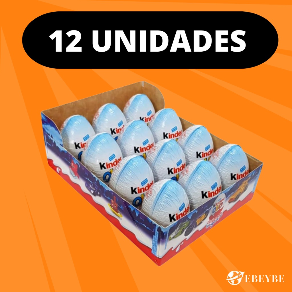 Kinder Ovo Natoons/Meninos/Meninas 20g Kit Com 12 Unidades - Promoção Imperdivel