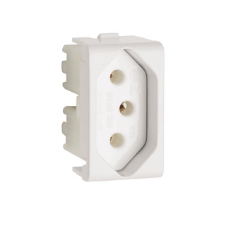 Modulo Tomada 2P+T 10A 250V Branco Schneider Prime