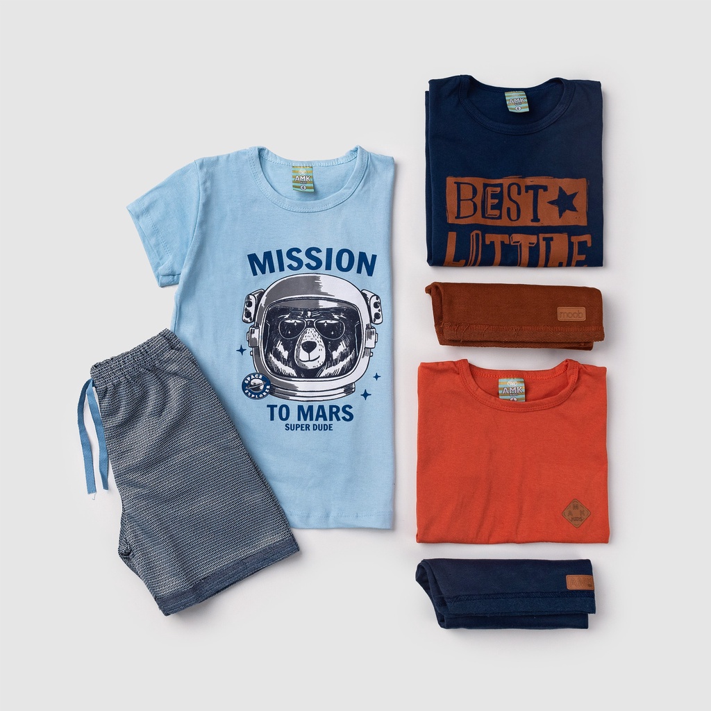 Kit Com 3 Conjunto Infantil Masculino Roupa De Criança Para Menino ...