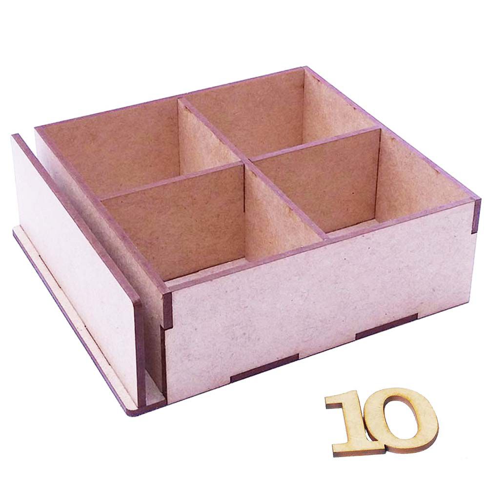 Kit 10 porta sache tempero comanda mdf restaurante boteco