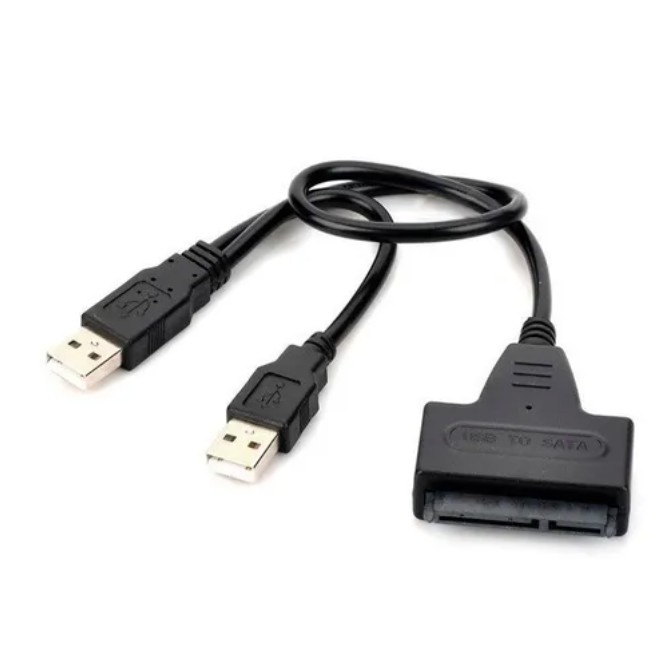 Cabo Conversor Adaptador Usb 2.0 Sata Dual Usb Hdd 3810