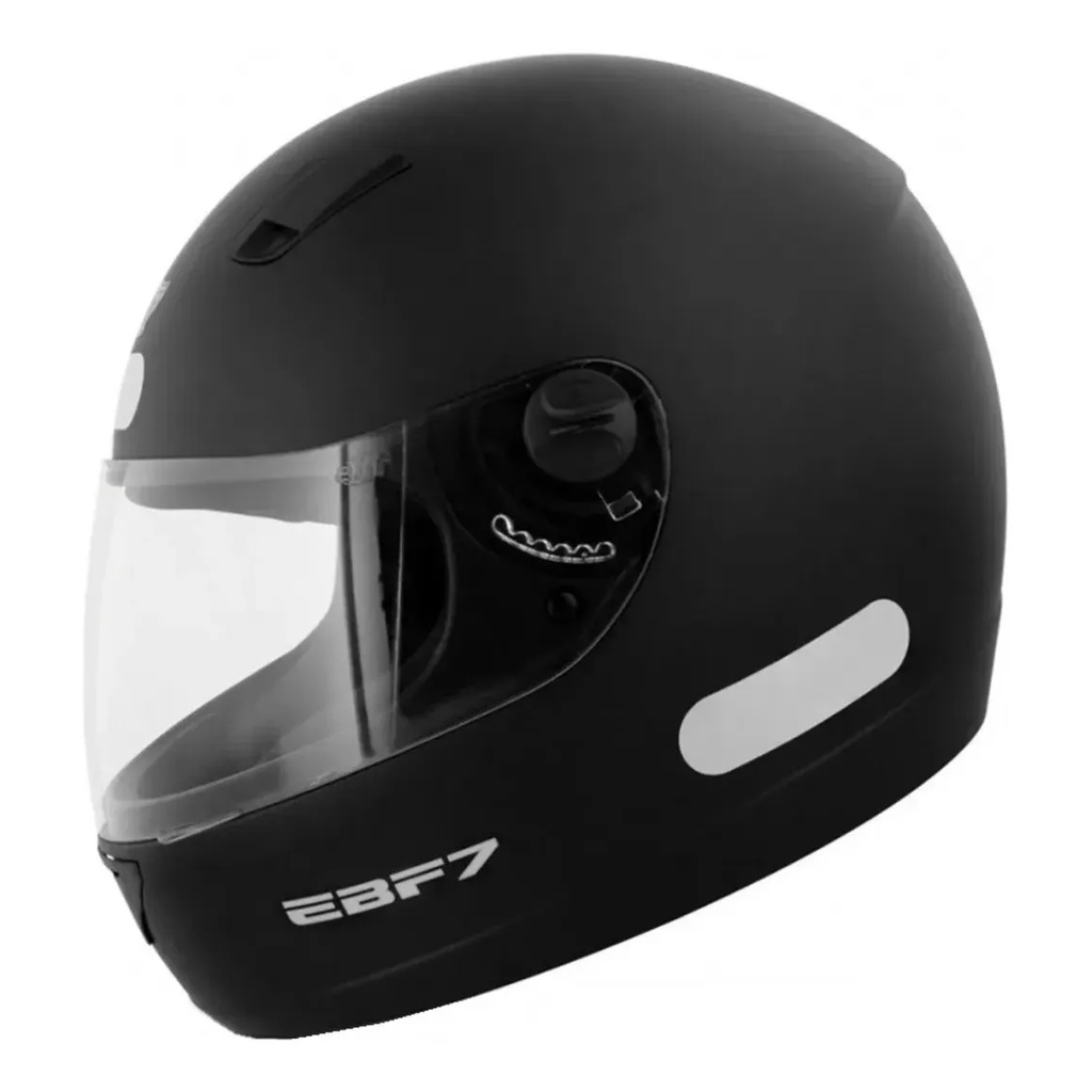 CAPACETE FECHADO EBF 7 MODELO SOLID PRETO FOSCO