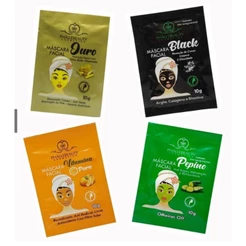 Kit 10 unidades - Máscara Facial em Sachê 10g PhálleBeauty