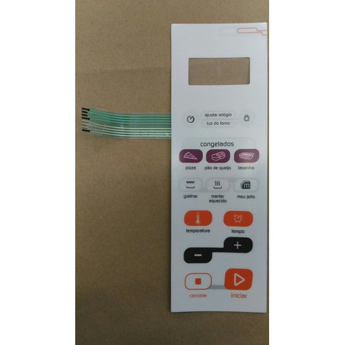 Membrana Teclado  Forno Microondas Brastemp Bog 40 Abana BOG40