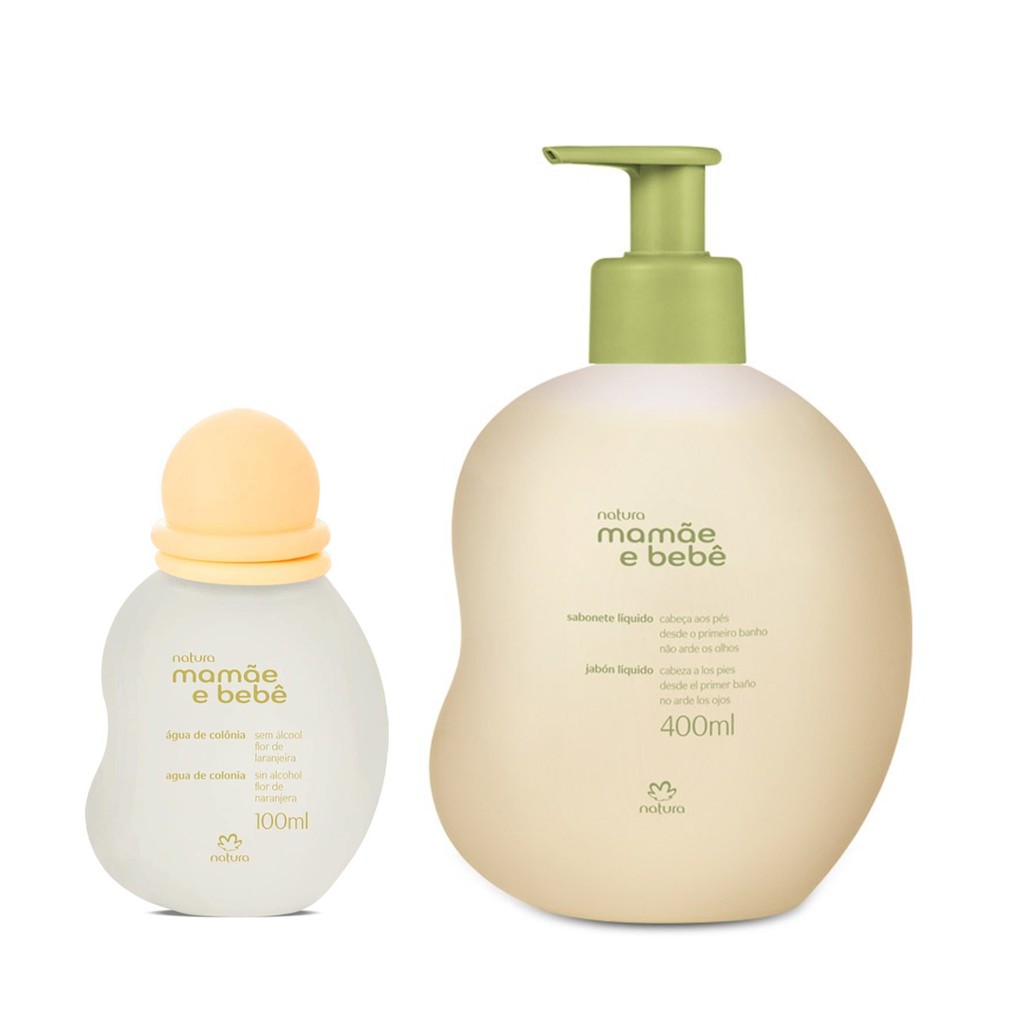 Kit Natura Mamae Bebe Colonia Flor De Laranjeira 100 Ml Sabonete Liquido 400 Ml Shopee Brasil